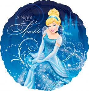 Standard Cinderella Foil Balloon S60 Packaged 43 cm