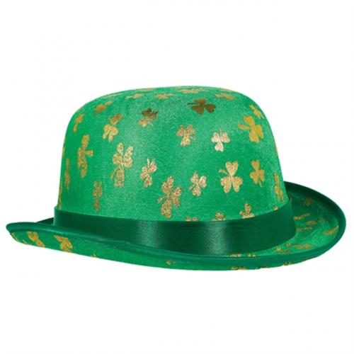 Hatt med gyllene shamrocks