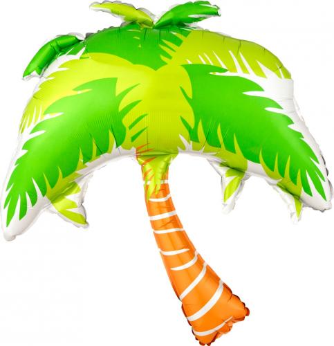 SuperShape Summer Scene Palm Tree Foil Balloon