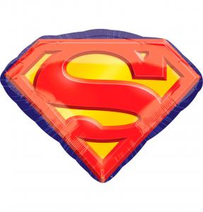 S/Shape Superman Emblem Folie Ballong