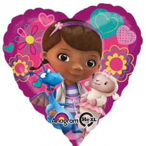 Hjärta doktor McStuffins folieballong