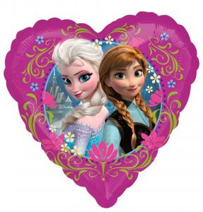 Frozen Love Folie Ballong Hjärtformad