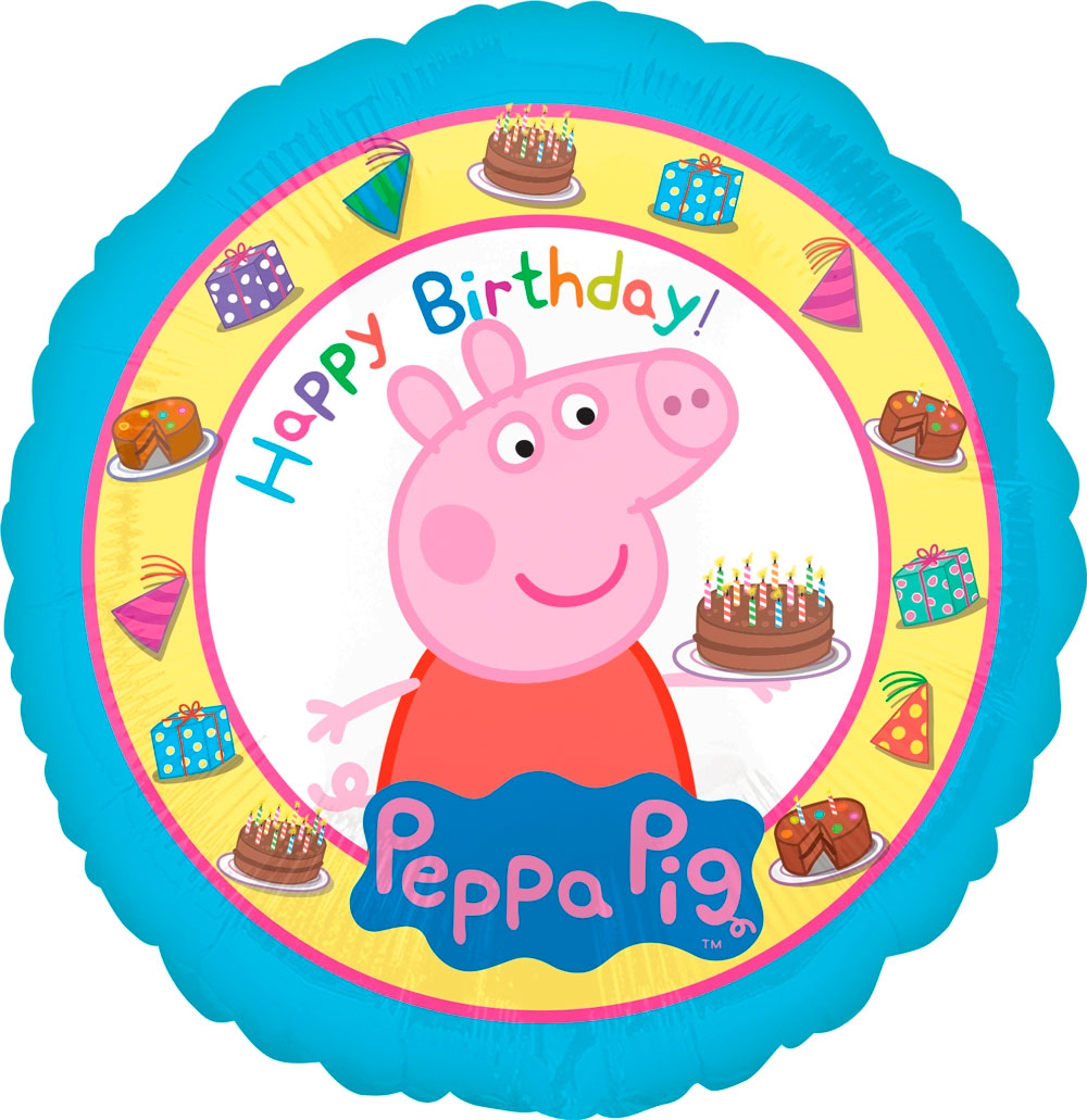 17" (43 cm) Peppa Pig Happy Birthday
