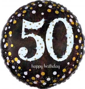 18" (46 cm) Sparkling Birthday 50