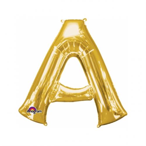 Amscan 35 cm Bokstav N guld