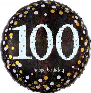 18" (46 cm) Sparkling Birthday 100