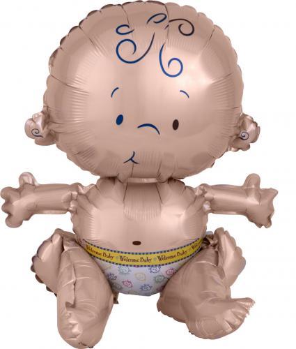 Multiballong Sitting Baby Foil Balloon