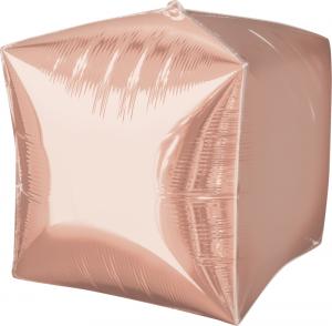 15" Cube Rose Gold