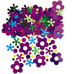 Retro Daisy Metallic Konfetti