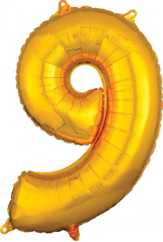 66cm Guld Siffra 9 - M