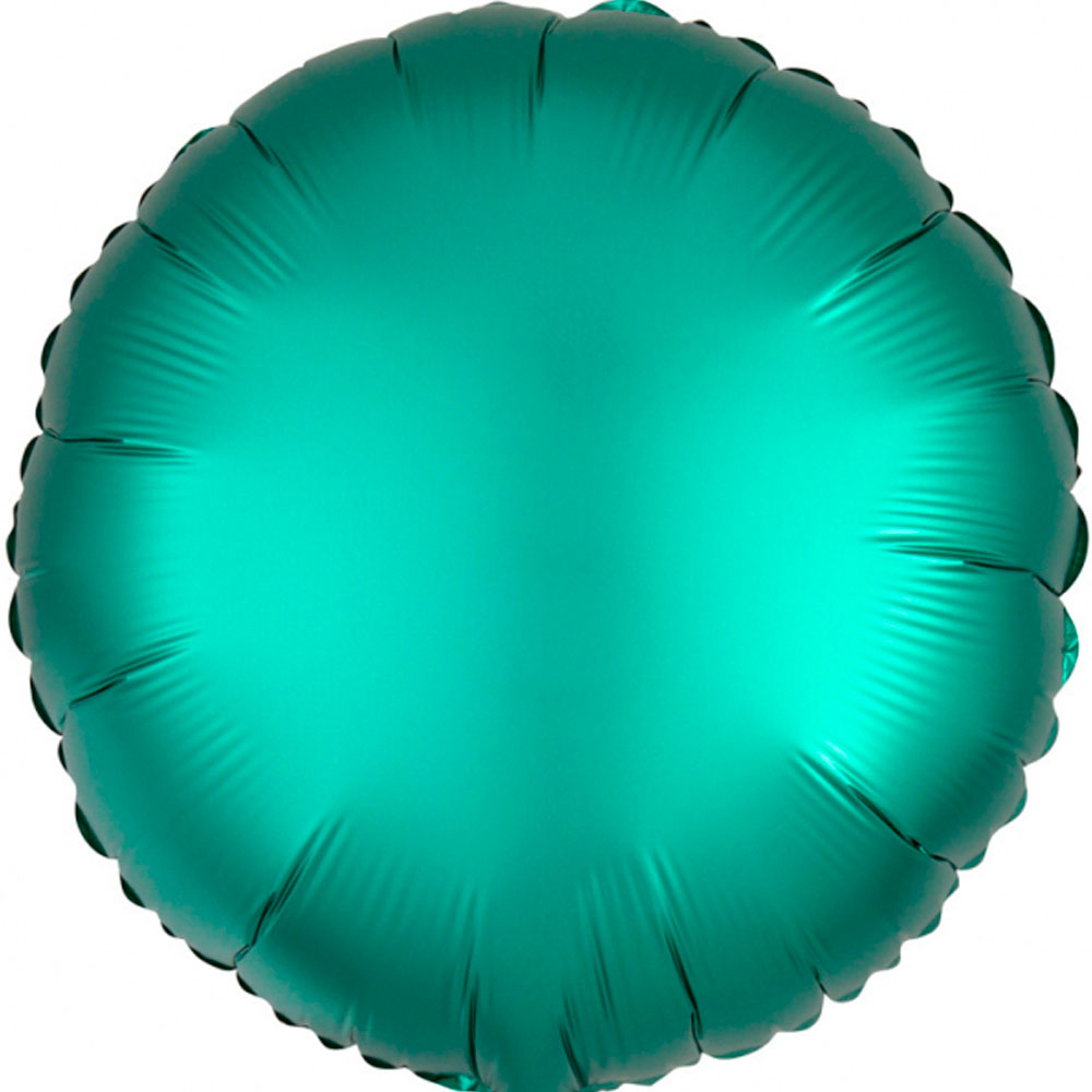 18" Rund Satin Luxe Jade