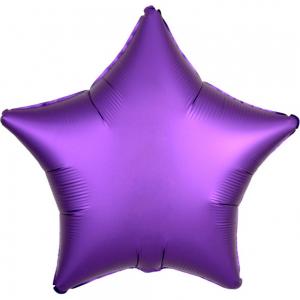 19" (48 cm) Stjärna Satin Luxe Purple Royale