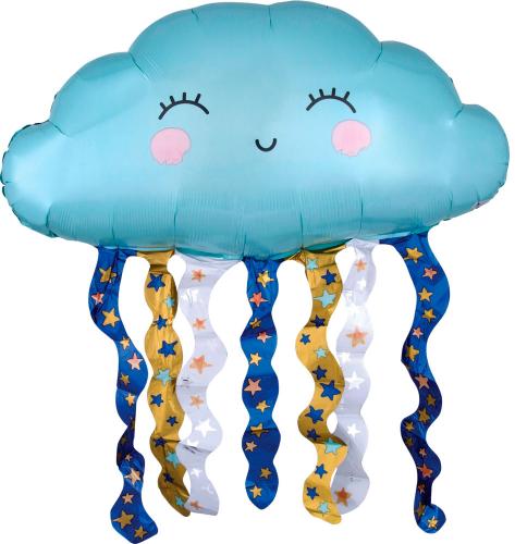 Supershape Twinkle Little Star Foil Balloon P35 packaged 76cm x 45cm