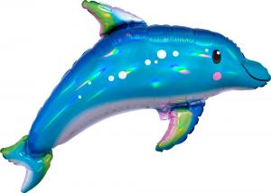 27" (68 cm) Holografisk Delfin