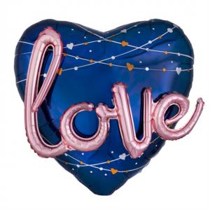 91cm Navy Love - XXXL