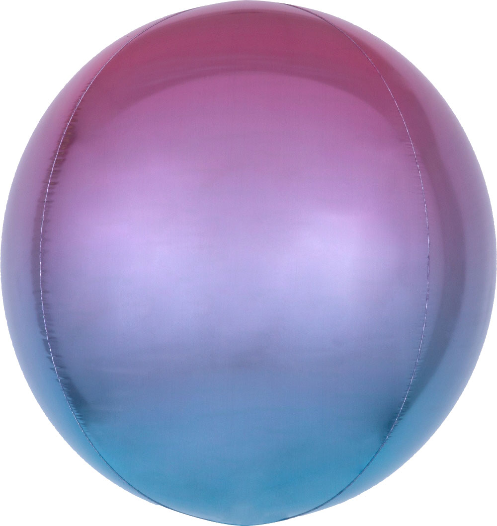 16" Orbz Ombre Purple and Blue förpackad