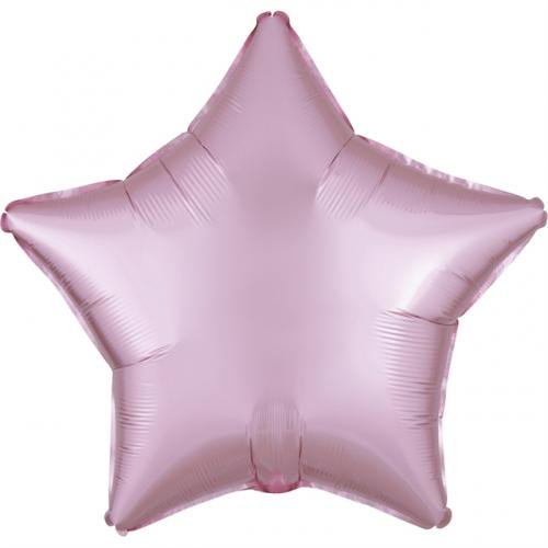 18" Stjärna Satin Luxe Pastel Pink