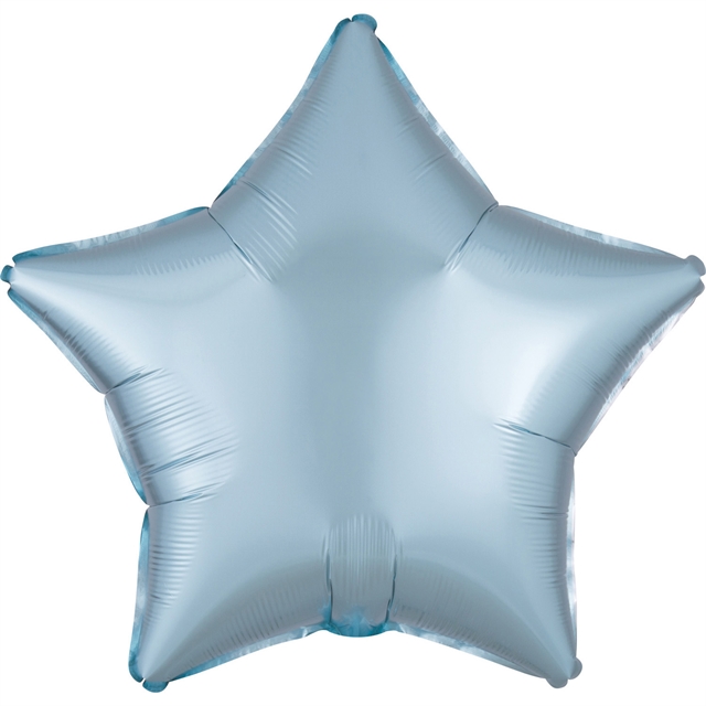 18" Stjärna Satin Luxe Pastel Blue