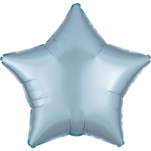 18" Stjärna Satin Luxe Pastel Blue
