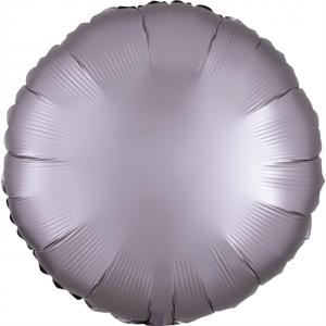 18" Rund Satin Luxe Greige
