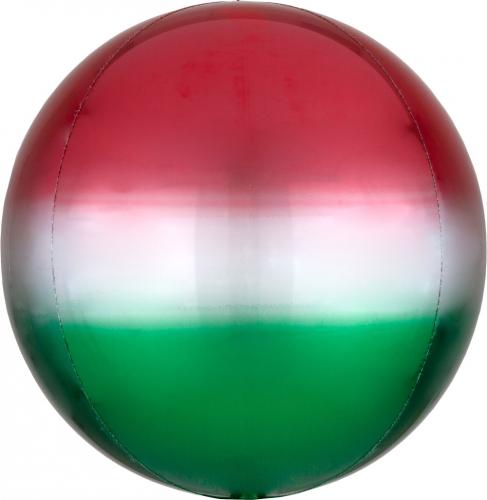 16" Orbz Ombre Röd och grön 3-pack