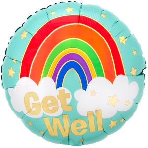 17" (43 cm) Get well Golden Rainbow