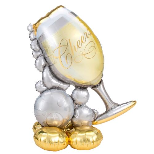 AirLoonz Bubbly Wine Glass 50" P70