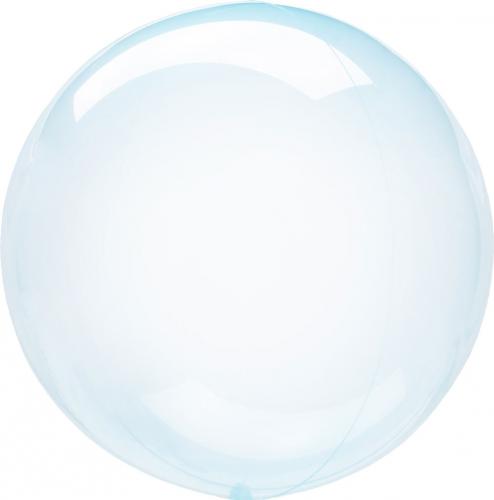 Clearz Crystal Blue Foil Balloon
