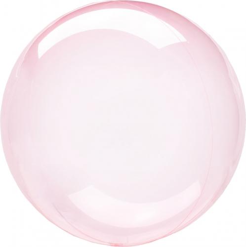 Clearz Crystal Dark Pink Foil Balloon