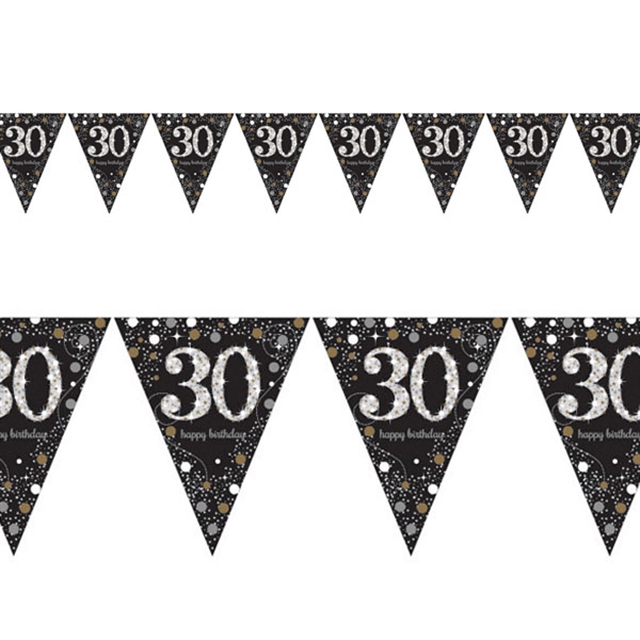 Sparkling Birthday 30 Banner