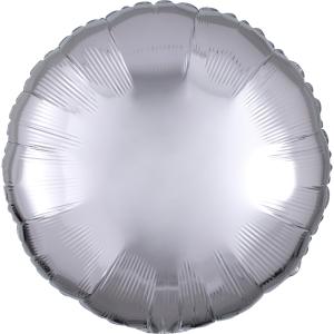 17" (43 cm) Rund Silver