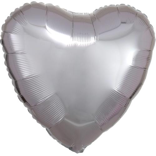 17" (43 cm) Hjärta Silver