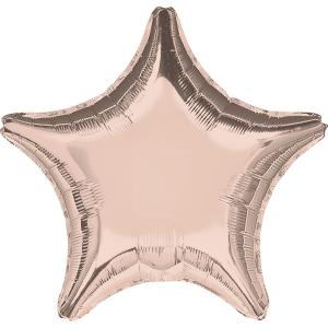 19" (48 cm) Stjärna Rose Guld