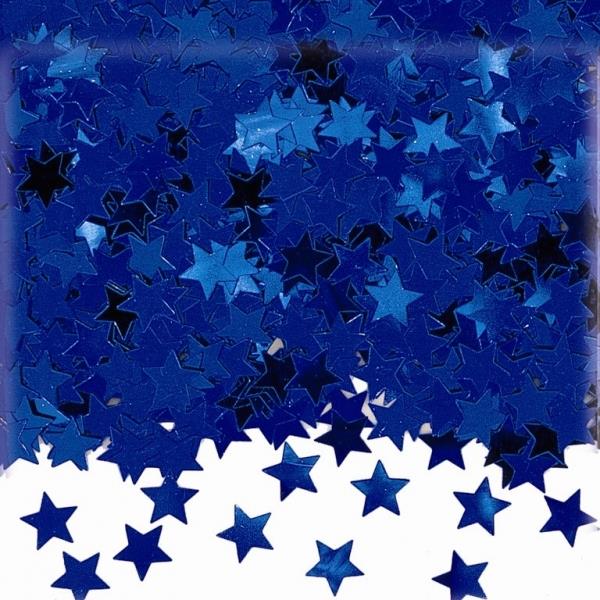Stardust konfetti - blå stjärnor