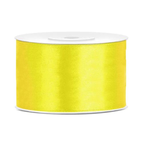 Satinband 38mm Gul