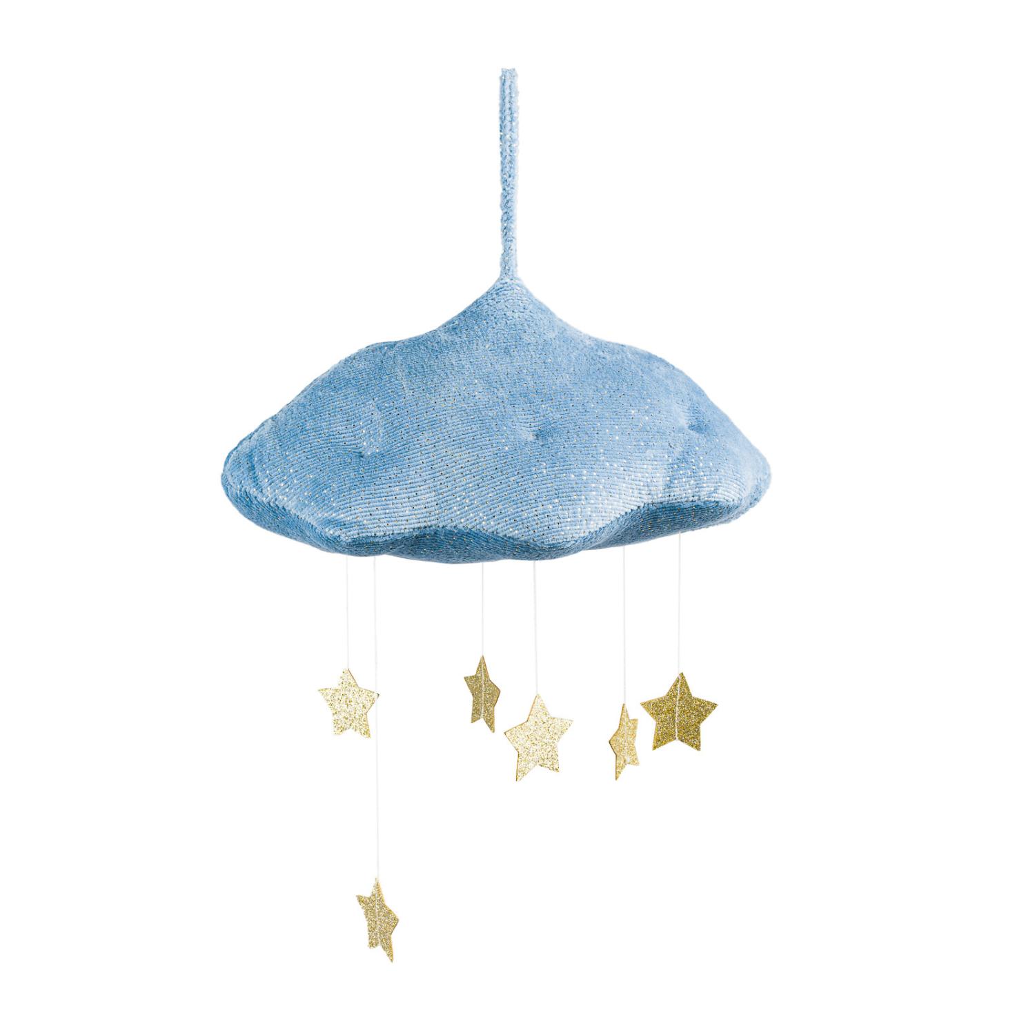 Moln med hängande silverstjärnor Picca Loulou