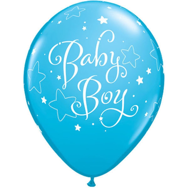 11" (28 cm) Baby Boy Stars