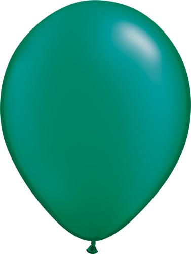 12 cm pärlemo smaragdgrön ballong 100 pack
