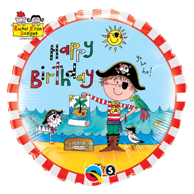 18" (46 cm) Birthday Pirate