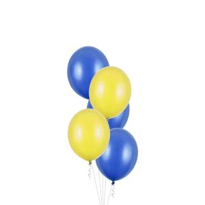 Met. Gul & Met. Blå - Bukett 501