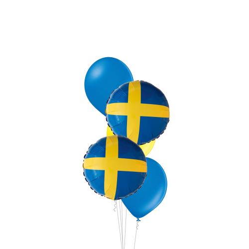 Sverigebukett Gul/Blå - Bukett 505
