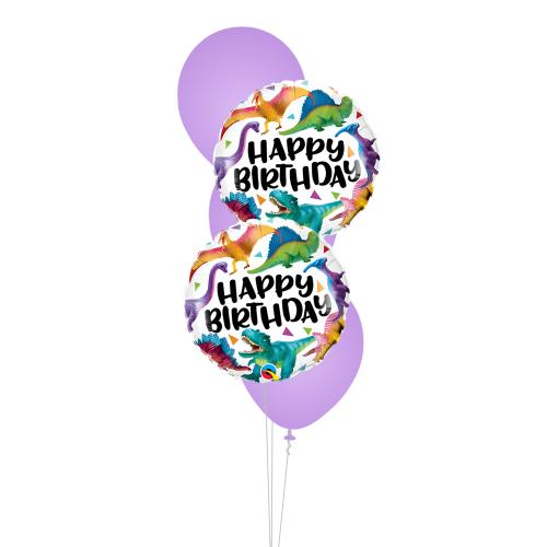 Bukett 505 - HBD Jurassic Park Lila