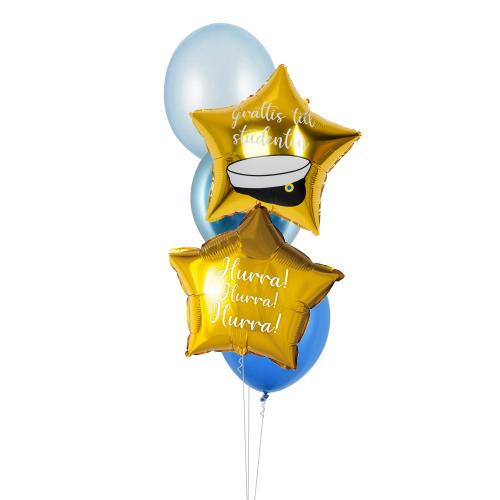 Studentmössa "Hurra! Hurra! Hurra!" - Studentbukett 505