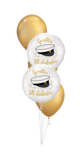 "Grattis.." Studenthatt - Studentbukett 505