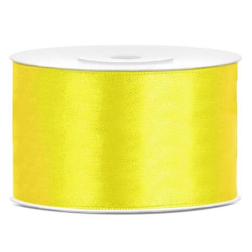 Satinband 50mm Gul