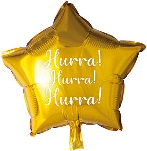 48cm Stjärna Hurra - S