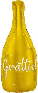94cm Grattis Guldflaska - L