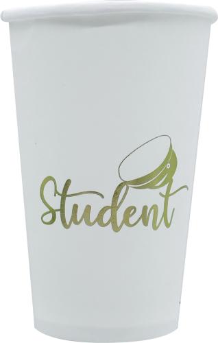 PAPER CUP BIG STUDENT GOLD 8-P