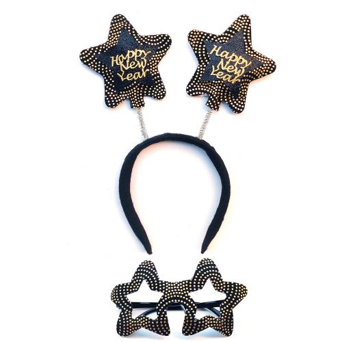 Diadem Happy New Year Guld