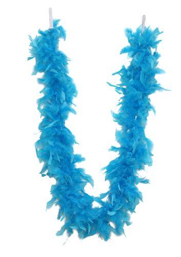 Fjäderboa Turkosblå